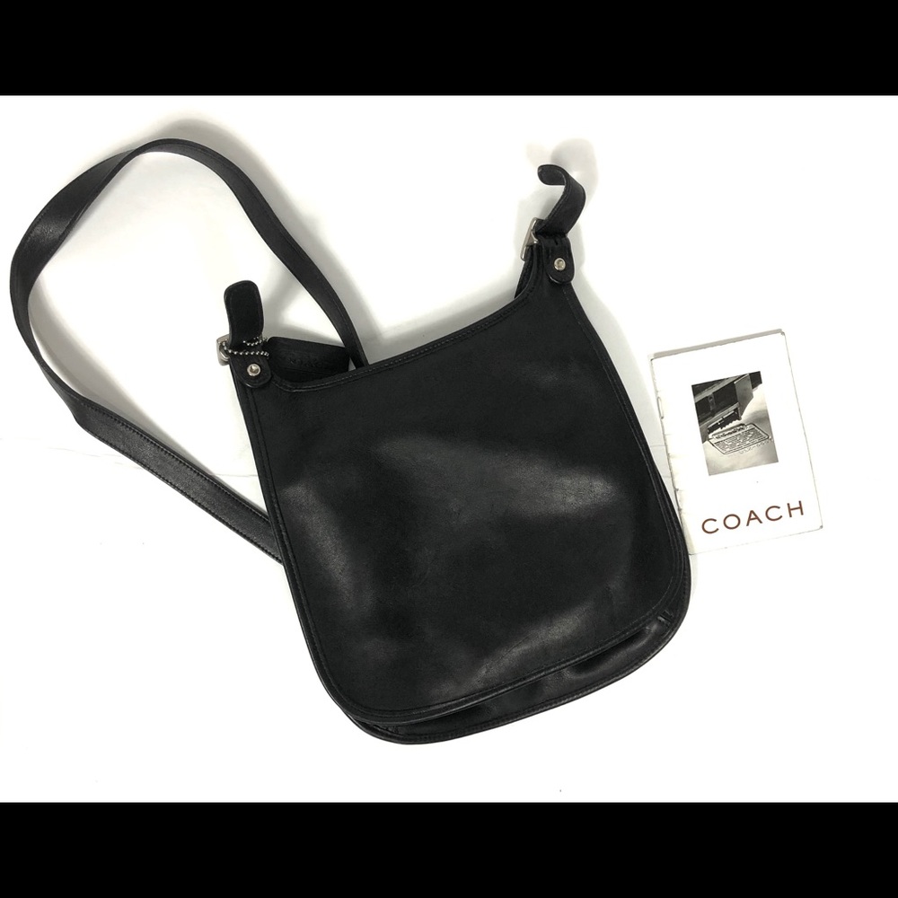 VTG COACH Leather Satchel Messenger Crossbody Bag